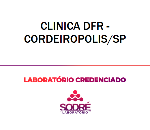 Exame Toxicológico - Cordeiropolis-SP - CLINICA DFR - CORDEIROPOLIS/SP (C.N.H, Empregado CLT, Concurso Público)