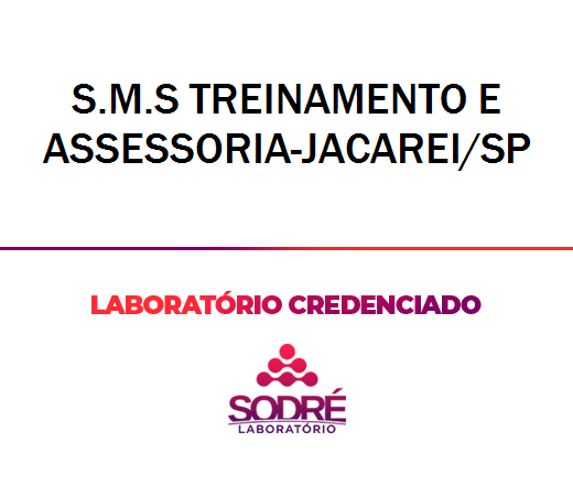 Exame Toxicológico - Jacarei-SP - S.M.S TREINAMENTO E ASSESSORIA-JACAREI/SP (C.N.H, Empregado CLT, Concurso Público)