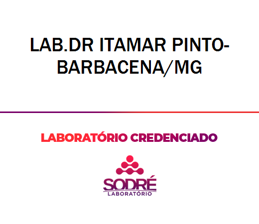 Exame Toxicológico - Barbacena-MG - LAB.DR ITAMAR PINTO-BARBACENA/MG (C.N.H, Empregado CLT, Concurso Público)