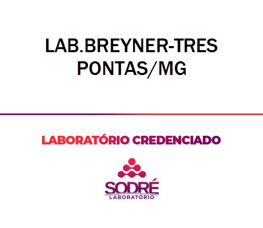 Exame Toxicológico - Tres Pontas-MG - LAB.BREYNER-TRES PONTAS/MG (C.N.H, Empregado CLT, Concurso Público)