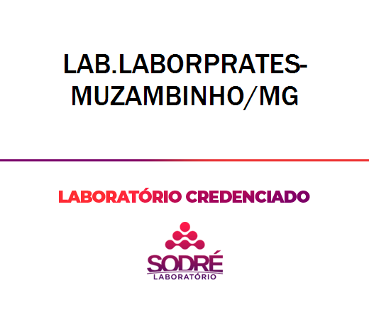 Exame Toxicológico - Muzambinho-MG - LAB.LABORPRATES-MUZAMBINHO/MG (C.N.H, Empregado CLT, Concurso Público)