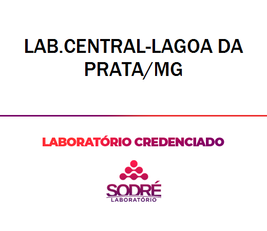 Exame Toxicológico - Lagoa Da Prata-MG - LAB.CENTRAL-LAGOA DA PRATA/MG (C.N.H, Empregado CLT, Concurso Público)