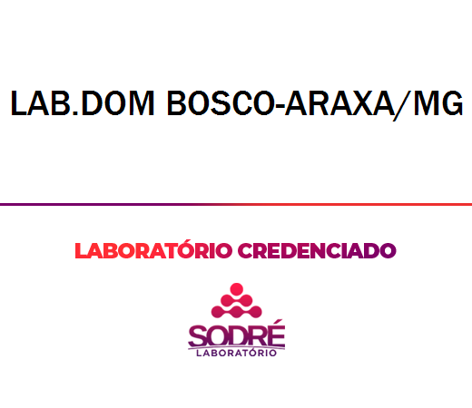 Exame Toxicológico - Araxa-MG - LAB.DOM BOSCO-ARAXA/MG (C.N.H, Empregado CLT, Concurso Público)