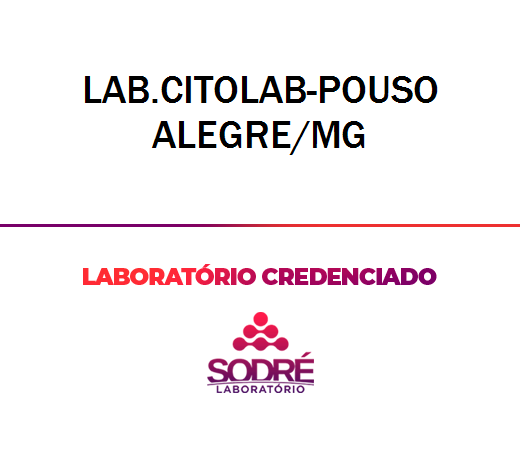 Exame Toxicológico - Pouso Alegre-MG - LAB.CITOLAB-POUSO ALEGRE/MG (C.N.H, Empregado CLT, Concurso Público)