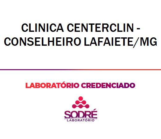 Exame Toxicológico - Conselheiro Lafaiete-MG - CLINICA CENTERCLIN - CONSELHEIRO LAFAIETE/MG (C.N.H, Empregado CLT, Concurso Público)