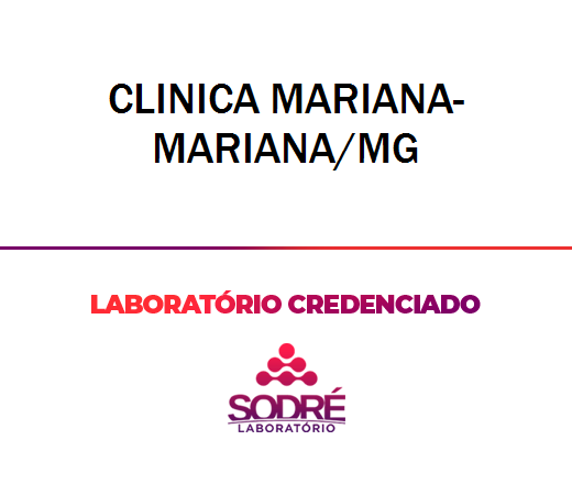 Exame Toxicológico - Mariana-MG - CLINICA MARIANA-MARIANA/MG (C.N.H, Empregado CLT, Concurso Público)