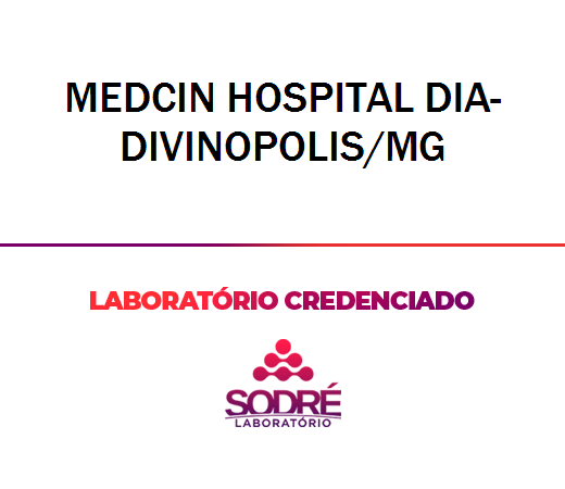Exame Toxicológico - Divinopolis-MG - MEDCIN HOSPITAL DIA-DIVINOPOLIS/MG (C.N.H, Empregado CLT, Concurso Público)