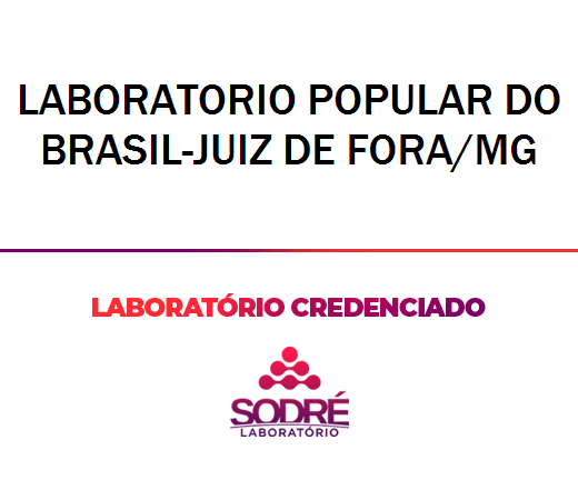 Exame Toxicológico - Juiz De Fora-MG - LABORATORIO POPULAR DO BRASIL-JUIZ DE FORA/MG (C.N.H, Empregado CLT, Concurso Público)