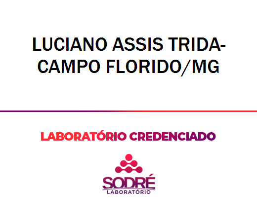 Exame Toxicológico - Campo Florido-MG - LUCIANO ASSIS TRIDA-CAMPO FLORIDO/MG (C.N.H, Empregado CLT, Concurso Público)