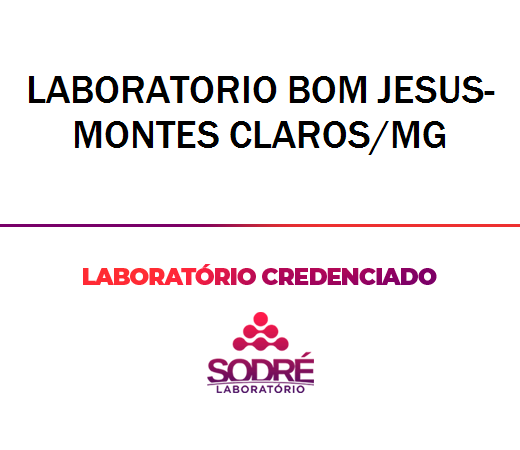 Exame Toxicológico - Montes Claros-MG - LABORATORIO BOM JESUS-MONTES CLAROS/MG (C.N.H, Empregado CLT, Concurso Público)