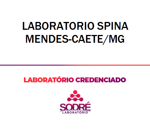 Exame Toxicológico - Caete-MG - LABORATORIO SPINA MENDES-CAETE/MG (C.N.H, Empregado CLT, Concurso Público)