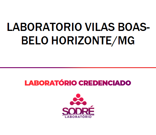 Exame Toxicológico - Belo Horizonte-MG - LABORATORIO VILAS BOAS-BELO HORIZONTE/MG (C.N.H, Empregado CLT, Concurso Público)