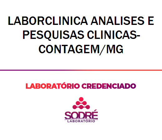 Exame Toxicológico - Contagem-MG - LABORCLINICA ANALISES E PESQUISAS CLINICAS-CONTAGEM/MG (C.N.H, Empregado CLT, Concurso Público)