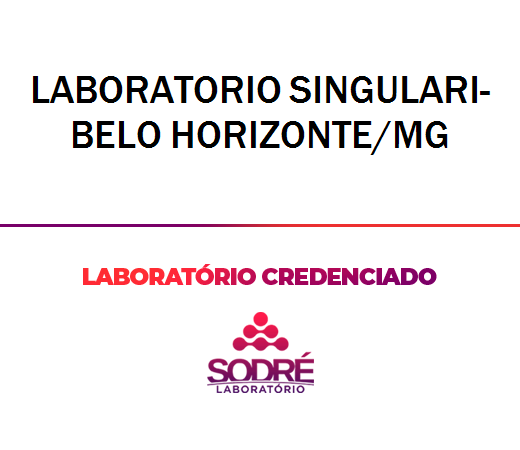 Exame Toxicológico - Belo Horizonte-MG - LABORATORIO SINGULARI-BELO HORIZONTE/MG (C.N.H, Empregado CLT, Concurso Público)