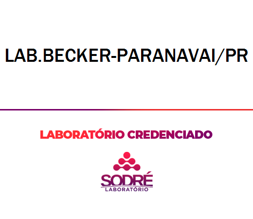 Exame Toxicológico - Paranavai-PR - LAB.BECKER-PARANAVAI/PR (C.N.H, Empregado CLT, Concurso Público)