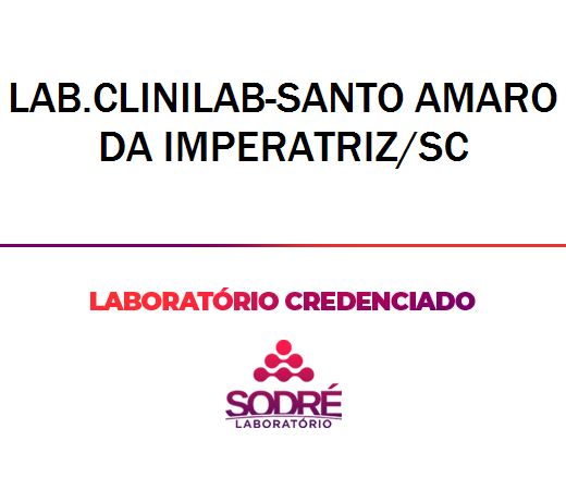 Exame Toxicológico - Santo Amaro Da Imperatriz-SC - LAB.CLINILAB-SANTO AMARO DA IMPERATRIZ/SC (C.N.H, Empregado CLT, Concurso Público)