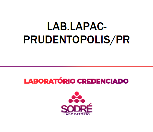 Exame Toxicológico - Prudentopolis-PR - LAB.LAPAC-PRUDENTOPOLIS/PR (C.N.H, Empregado CLT, Concurso Público)