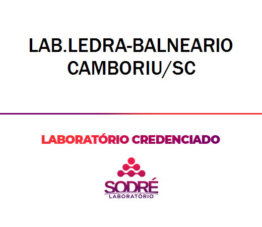 Exame Toxicológico - Balneario Camboriu-SC - LAB.LEDRA-BALNEARIO CAMBORIU/SC (C.N.H, Empregado CLT, Concurso Público)