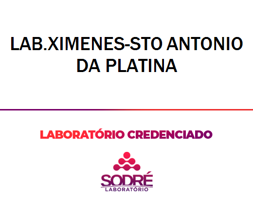 Exame Toxicológico - Santo Antonio Da Platina-PR - LAB.XIMENES-STO ANTONIO DA PLATINA (C.N.H, Empregado CLT, Concurso Público)