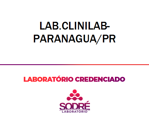 Exame Toxicológico - Paranagua-PR - LAB.CLINILAB-PARANAGUA/PR (C.N.H, Empregado CLT, Concurso Público)