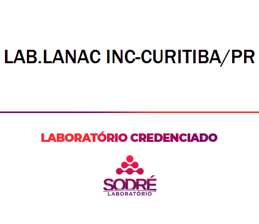 Exame Toxicológico - Curitiba-PR - LAB.LANAC INC-CURITIBA/PR (C.N.H, Empregado CLT, Concurso Público)