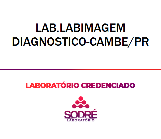 Exame Toxicológico - Cambe-PR - LAB.LABIMAGEM DIAGNOSTICO-CAMBE/PR (C.N.H, Empregado CLT, Concurso Público)