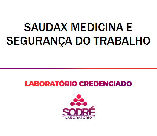 Exame Toxicológico - Guarapuava-PR - SAUDAX MEDICINA E SEGURANÇA DO TRABALHO-GUARAPUAVA/PR (C.N.H, Empregado CLT, Concurso Público)