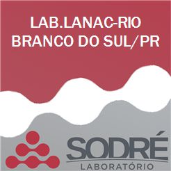 Exame Toxicológico - Rio Branco Do Sul-PR - LAB.LANAC-RIO BRANCO DO SUL/PR (C.N.H, Empregado CLT, Concurso Público)