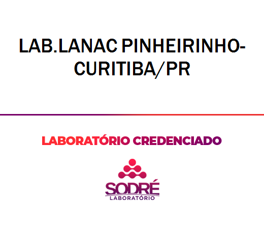 Exame Toxicológico - Curitiba-PR - LAB.LANAC PINHEIRINHO-CURITIBA/PR (C.N.H, Empregado CLT, Concurso Público)