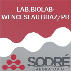 Exame Toxicológico - Wenceslau Braz-PR - LAB.BIOLAB-WENCESLAU BRAZ/PR (C.N.H, Empregado CLT, Concurso Público)