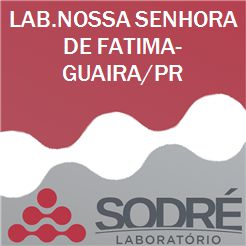 Exame Toxicológico - Guaira-PR - LAB.NOSSA SENHORA DE FATIMA-GUAIRA/PR (C.N.H, Empregado CLT, Concurso Público)