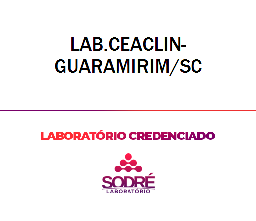 Exame Toxicológico - Guaramirim-SC - LAB.CEACLIN-GUARAMIRIM/SC (C.N.H, Empregado CLT, Concurso Público)