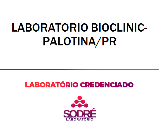 Exame Toxicológico - Palotina-PR - LABORATORIO BIOCLINIC-PALOTINA/PR (C.N.H, Empregado CLT, Concurso Público)