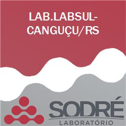 Exame Toxicológico - Cangucu-RS - LAB.LABSUL- CANGUÇU/RS (C.N.H, Empregado CLT, Concurso Público)