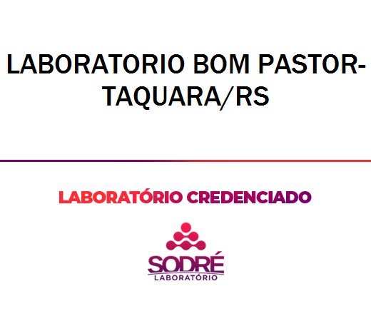 Exame Toxicológico - Taquara-RS - LABORATORIO BOM PASTOR-TAQUARA/RS (C.N.H, Empregado CLT, Concurso Público)