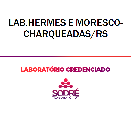 Exame Toxicológico - Charqueadas-RS - LAB.HERMES E MORESCO-CHARQUEADAS/RS (C.N.H, Empregado CLT, Concurso Público)