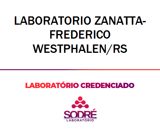 Exame Toxicológico - Frederico Westphalen-RS - LABORATORIO ZANATTA-FREDERICO WESTPHALEN/RS (C.N.H, Empregado CLT, Concurso Público)