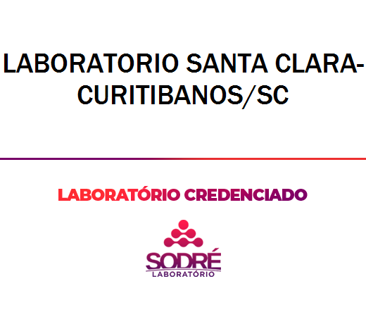 Exame Toxicológico - Curitibanos-SC - LABORATORIO SANTA CLARA-CURITIBANOS/SC (C.N.H, Empregado CLT, Concurso Público)