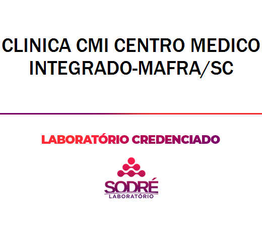 Exame Toxicológico - Mafra-SC - CLINICA CMI CENTRO MEDICO INTEGRADO-MAFRA/SC (C.N.H, Empregado CLT, Concurso Público)