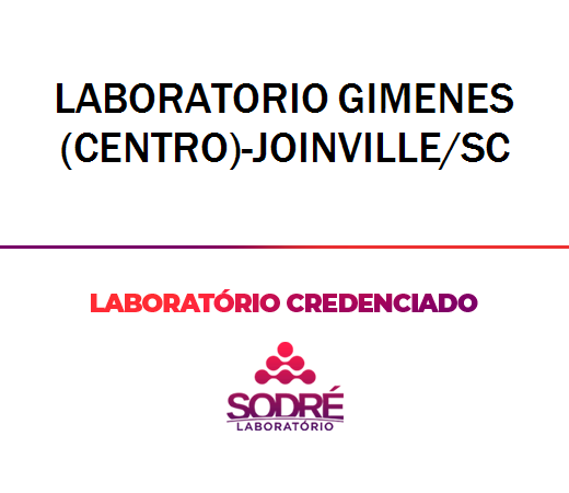Exame Toxicológico - Joinville-SC - LABORATORIO GIMENES(CENTRO)-JOINVILLE/SC (C.N.H, Empregado CLT, Concurso Público)