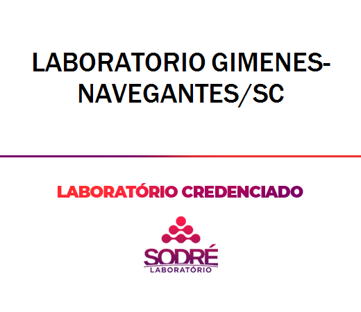 Exame Toxicológico - Navegantes-SC - LABORATORIO GIMENES-NAVEGANTES/SC (C.N.H, Empregado CLT, Concurso Público)