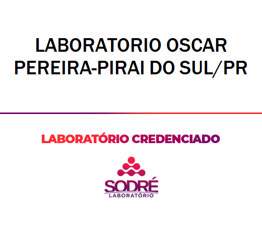 Exame Toxicológico - Pirai Do Sul-PR - LABORATORIO OSCAR PEREIRA-PIRAI DO SUL/PR (C.N.H, Empregado CLT, Concurso Público)