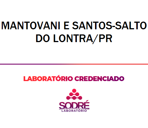 Exame Toxicológico - Salto Do Lontra-PR - MANTOVANI E SANTOS-SALTO DO LONTRA/PR (C.N.H, Empregado CLT, Concurso Público)