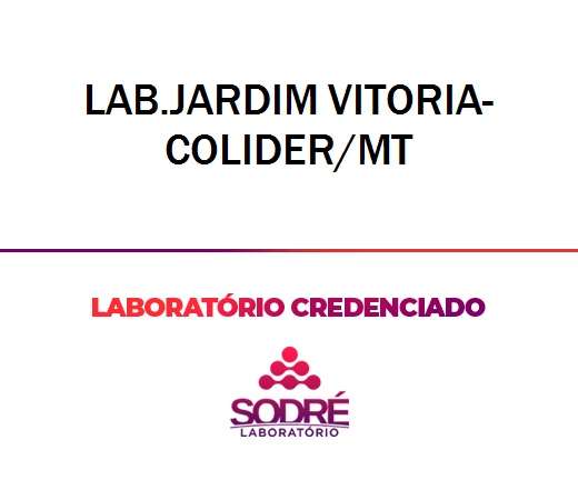 Exame Toxicológico - Colider-MT - LAB.JARDIM VITORIA-COLIDER/MT (Empregado CLT, Concurso Público)