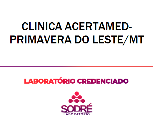 Exame Toxicológico - Primavera Do Leste-MT - CLINICA ACERTAMED-PRIMAVERA DO LESTE/MT (C.N.H, Empregado CLT, Concurso Público)