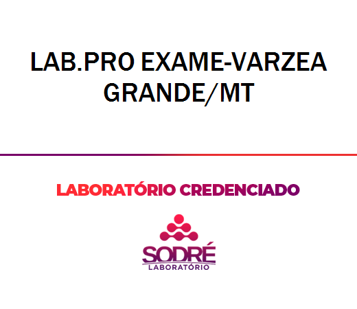 Exame Toxicológico - Varzea Grande-MT - LAB.PRO EXAME-VARZEA GRANDE/MT (C.N.H, Empregado CLT, Concurso Público)