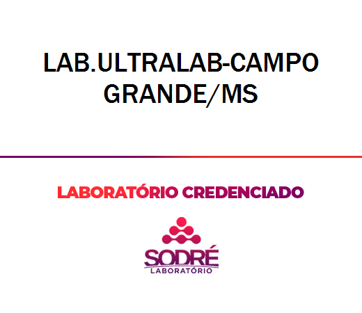 Exame Toxicológico - Campo Grande-MS - LAB.ULTRALAB-CAMPO GRANDE/MS (C.N.H, Empregado CLT, Concurso Público)