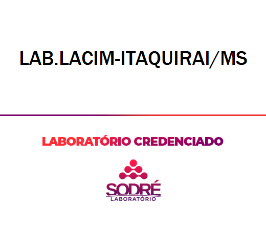 Exame Toxicológico - Itaquirai-MS - LAB.LACIM-ITAQUIRAI/MS (C.N.H, Empregado CLT, Concurso Público)