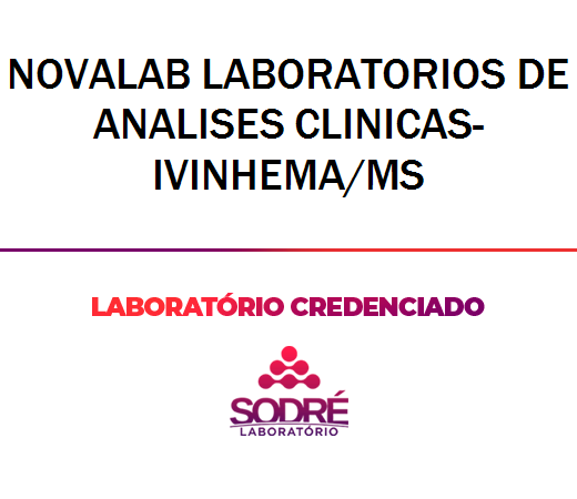 Exame Toxicológico - Ivinhema-MS - NOVALAB LABORATORIOS DE ANALISES CLINICAS-IVINHEMA/MS (C.N.H, Empregado CLT, Concurso Público)