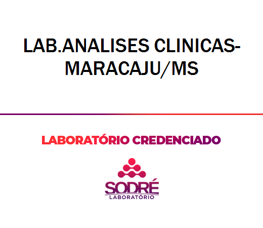 Exame Toxicológico - Maracaju-MS - LAB.ANALISES CLINICAS-MARACAJU/MS (C.N.H, Empregado CLT, Concurso Público)